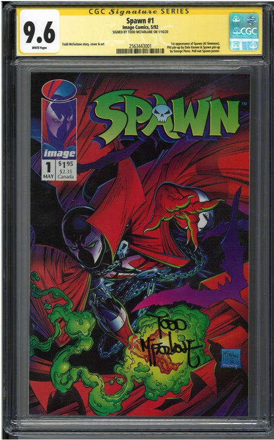 CGC 9.8 Spawn #1 (TEST) – ExcelsiorComicBooks